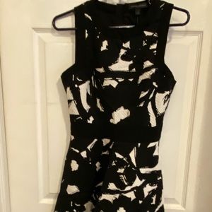 Black & White pattern dress